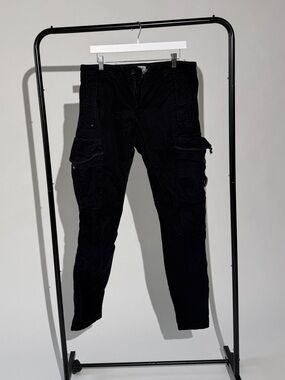 CP company BLACK CARGO TROUSER SIZE 48 size 32